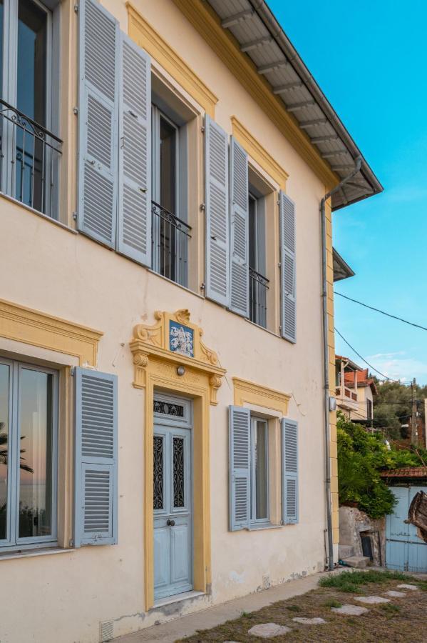 Villa Bethanie, Villa D'Epoque Sur Les Collines, Vue Imprenable Sur Menton Et La Mer Exterior photo