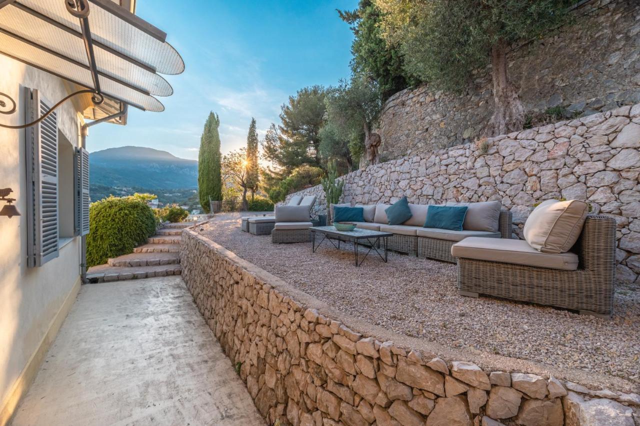 Villa Bethanie, Villa D'Epoque Sur Les Collines, Vue Imprenable Sur Menton Et La Mer Exterior photo